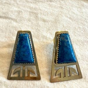 MEXICAN SILVER EARRINGS FROM TAXCO
